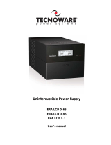 TECHNOWARE UPS ERA LCD 1.5 User manual