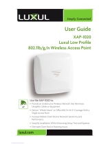 Luxul XAP-1020 User manual