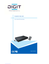 Prodvx F101 HD User manual