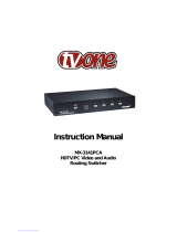 TV One MX-3141PCA User manual