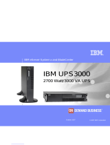 IBM UPS3000 LV User manual