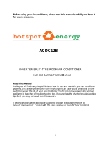 hotspot energy ACDC12B User manual