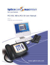 Splicecom PCS 50 User manual