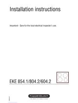 Küppersbusch EKE 604.2 Installation Instructions Manual