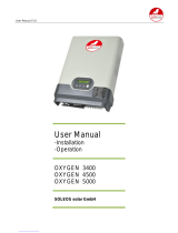 SOLEOS OXYGEN 4500 User manual