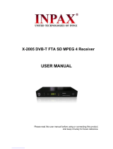 Inpax X-2005 User manual