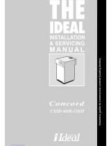 Ideal Boilers Concord CXSD 110 Installation & Servicing Manual