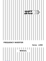 Watt Drive L2500-0004 User manual