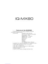 NJD Electronics IQ-MX80 User manual