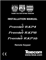 Texecom Premier RKP8 Installation guide