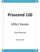 Proscend 120 User manual