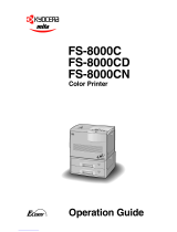 KYOCERA FS-8000C User manual