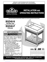Napoleon Fireplaces BGD40-N User manual