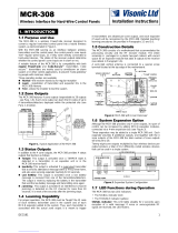 Visonic MCR-308 Installation Instructions Manual