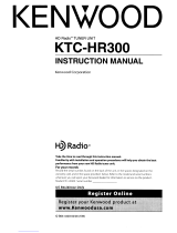 Kenwood KTC-HR300 - HD Radio Tuner Box User manual