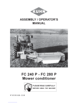 KUHN FC 240 P Assembly & Operation Manual