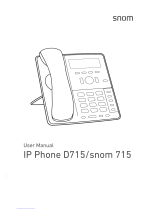 Snom D715 User manual