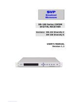 SVP DR-100 Series User manual