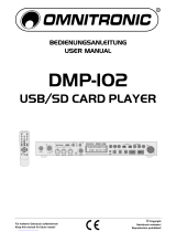 Omnitronic DJ 19" Media Player User manual