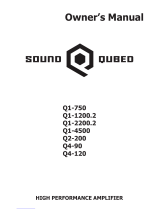 Sound Qubed Q1-2200.2 Owner's manual