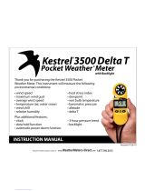 Kestrel 3500 Delta T User manual