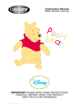 Obaby Winnie The Pooh Travel Cot User manual