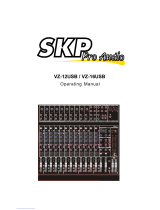 SKP Pro Audio VZ-12USB Operating instructions