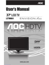 AOC L37W861 User manual