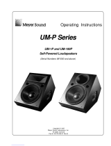 Meyer Sound UM-100P User manual