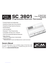 ICM Controls SC 3801 Owner's manual