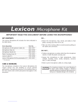 Lexicon MC-12 Balanced Supplementary Manual