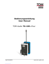 TOM-Audio TG-100 eTour User manual