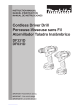 Makita DF331D User manual