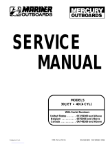 Mariner 30 JET 40 (4 CYL) User manual