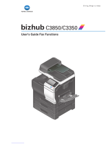 Konica Minolta Bizhub C3850 User manual