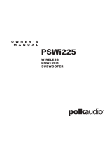Polk Audio PSWi225 Owner's manual