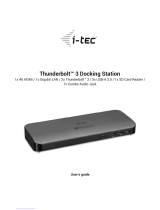 i-tec Thunderbolt 3 User manual