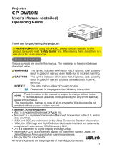 PJLink CP-DW10N User manual