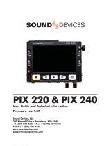 Sound Devices PIX 240 User Manual And Technical Information