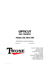 Twose Opticut 260 Operator And Parts Manual