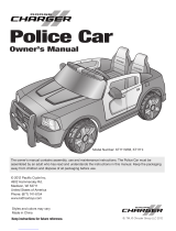 KidTrax Dodge Charger Police Car KT1111WM Owner's manual