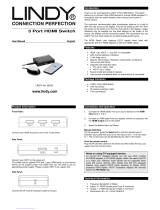 Lindy 3 Port HDMI Switch User manual