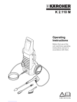 Kärcher K 2.14 User manual