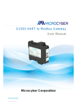 Microcyber G1003 User manual
