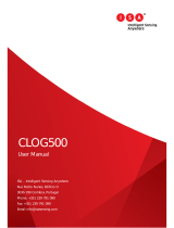 Intelligent Sensing Anywhere CLOG500 User manual