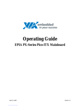 VIA Mainboard EPIA PX Series Operating instructions
