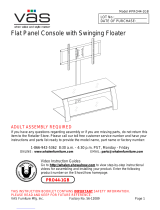 VAS Furniture Mfg. Inc. PRO44-1GB Operating instructions