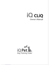 iQ Pet Dog Training Collar Owner's manual