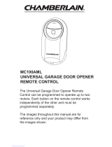 Chamberlain MC100AML User manual
