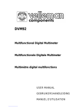 Velleman DVM92 User manual